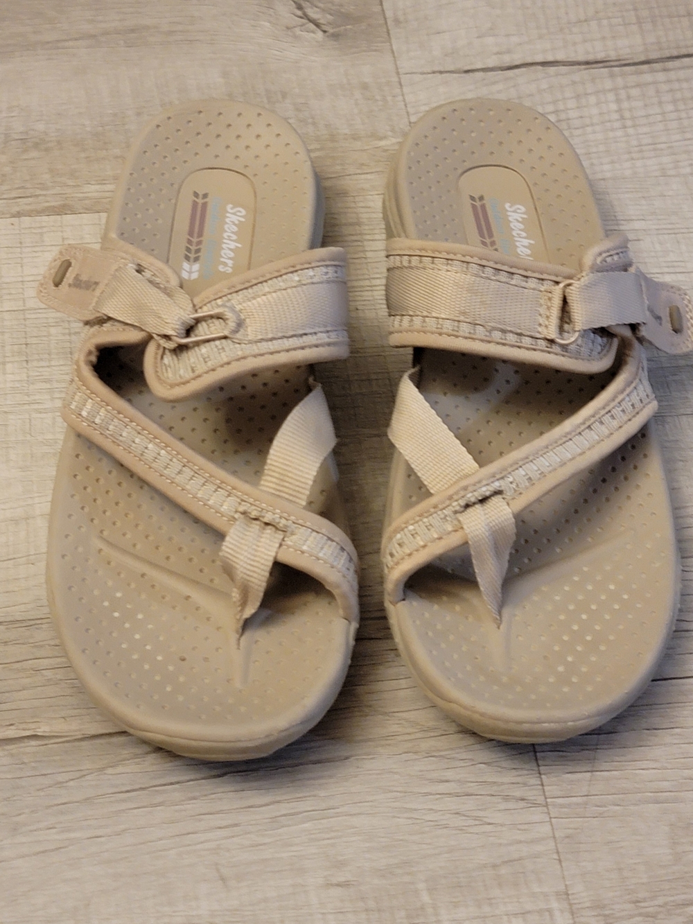 Skechers Kids Beige Comfort Sandals